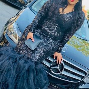 Plus size Handmade Prom dress